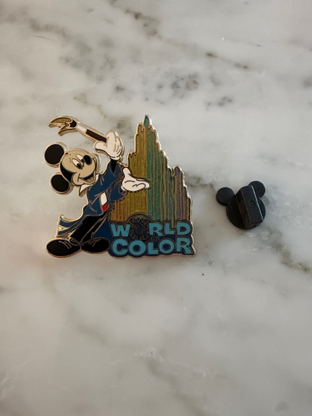 Disney Mickey Mouse 'World Color' Multicolor Enamel Pin
